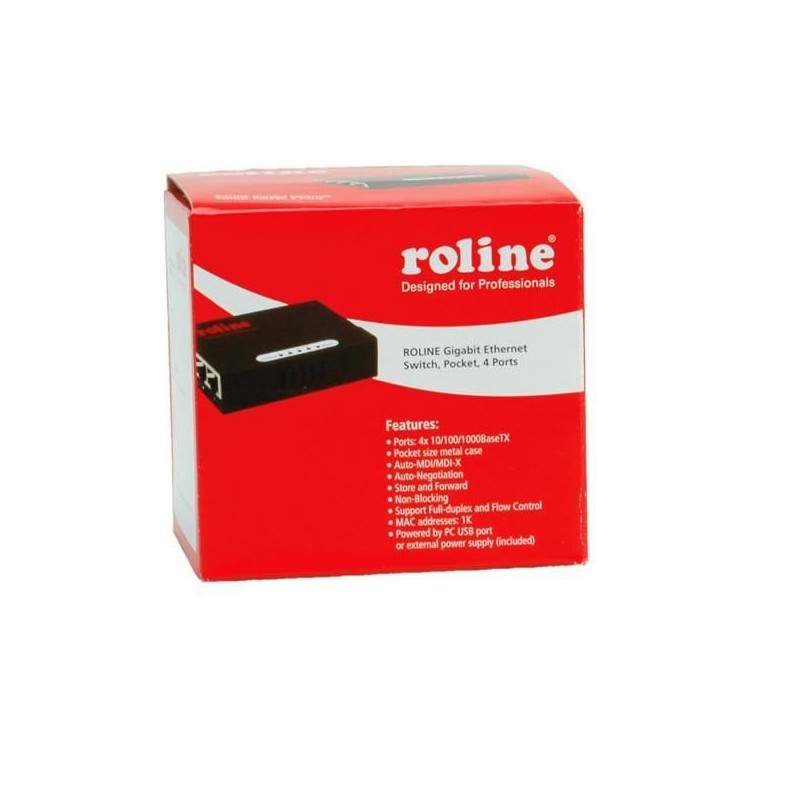 Roline GIGABIT ETHERNET SWITCH, Roline GIGABIT ETHERNET SWITCH,
